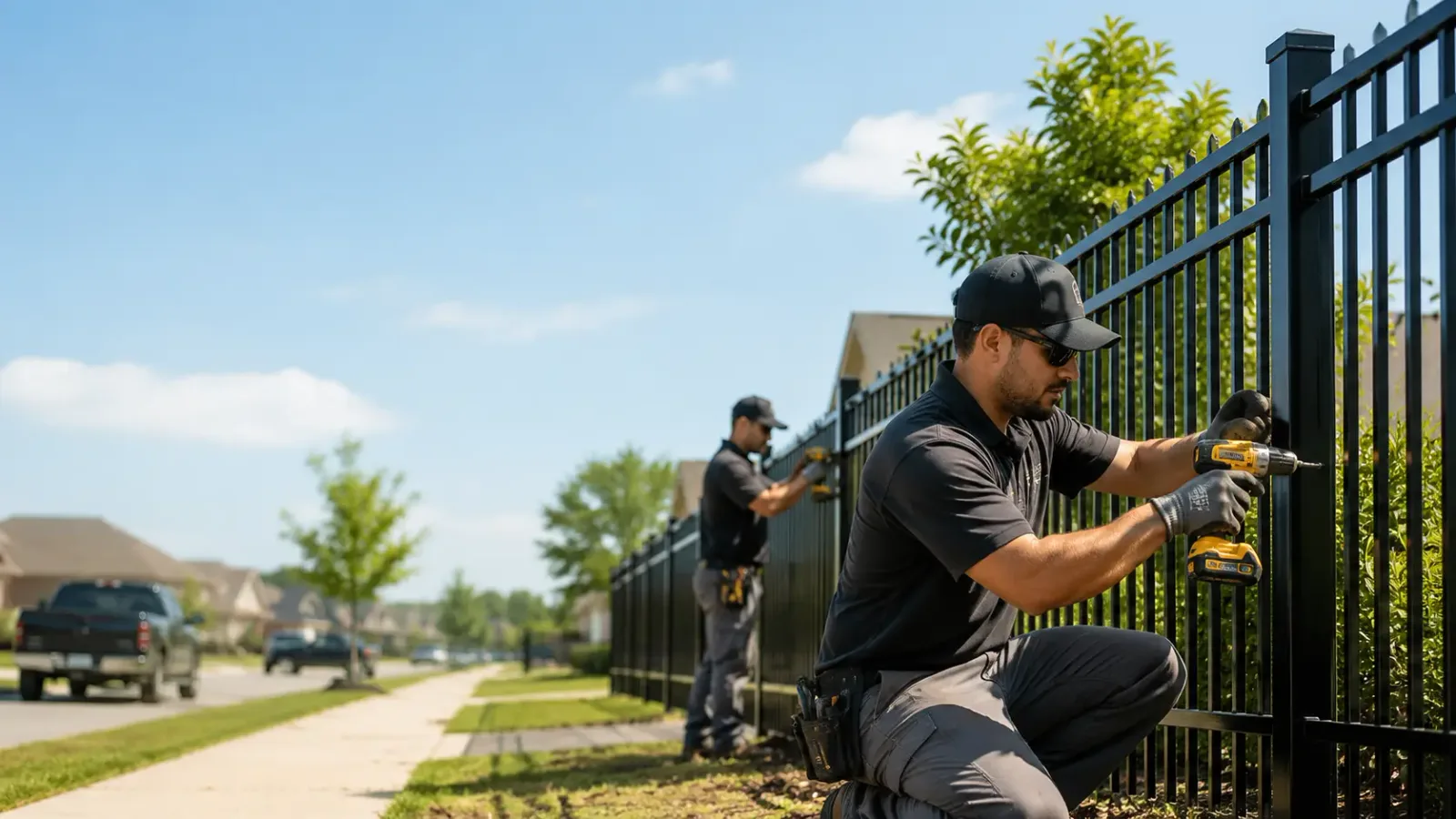 Metal Fence Installation in Minden, TX